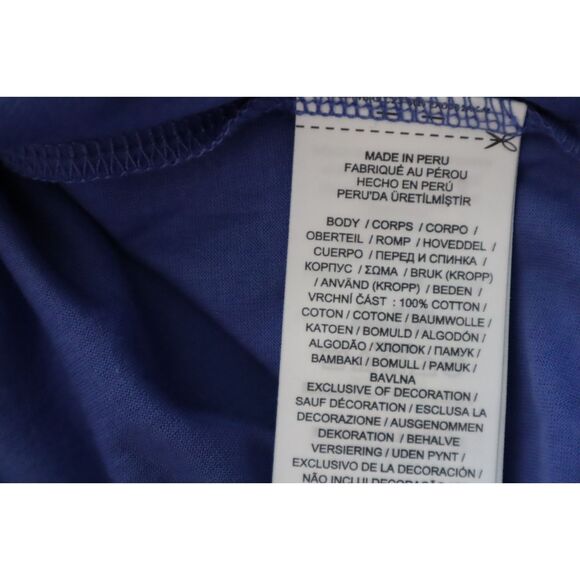 RLX Ralph Lauren Men’s Sz L Blue Lightweight Pima Cotton Henley Hoodie - Picture 5 of 12